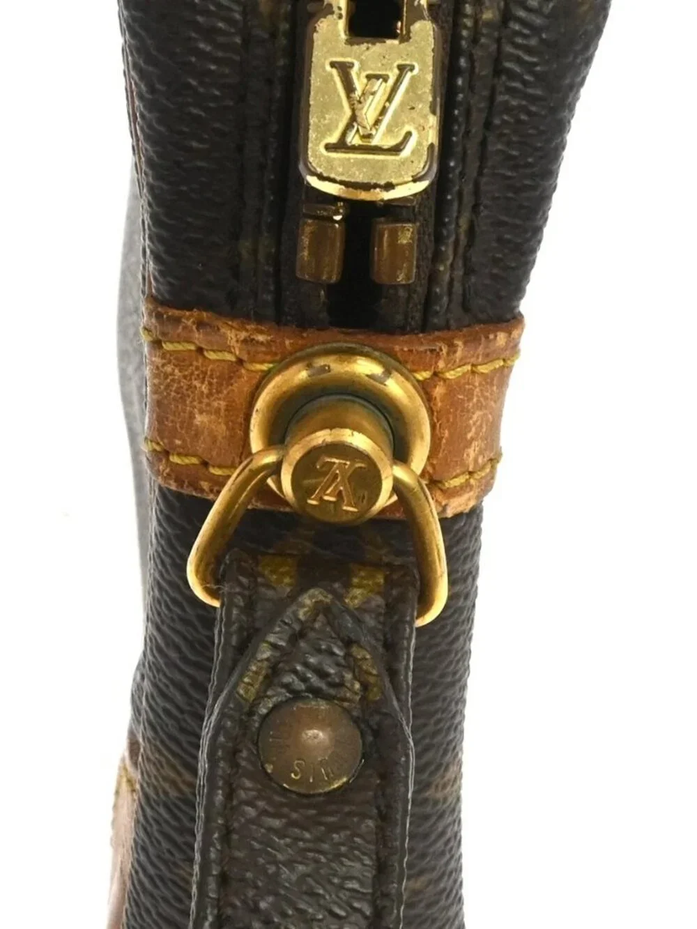 LOUIS VUITTON MARLY DRAGONNE GM CLUCTH BAG PURSE M51825 SL0952 BQ02156
